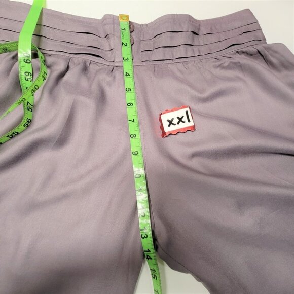Grey Capri Pants, Culottes Wide Leg, Casual Pants- Size S, L, XL,  XXL - Picture 9 of 12